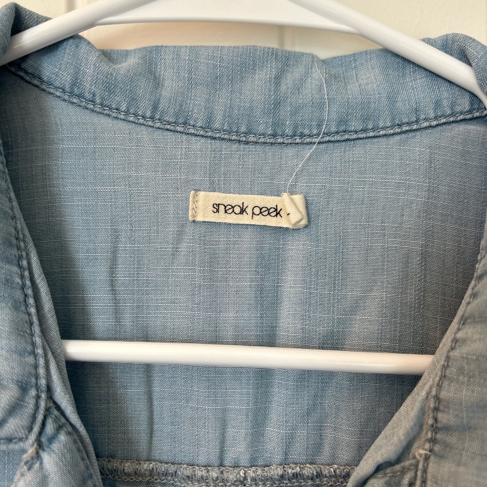 Denim, sleeveless top